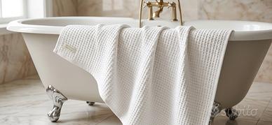 Telo doccia / bagno nido d'ape 120x150