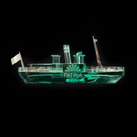 Oggetto in Vetro: Battello Lago di Como Patria