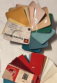 Mazzetta colori fabbrica Carrara e Matta Torino