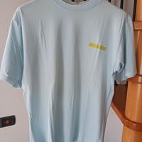 T.Shirt uomo celeste con stampe MaunaKea tg.L