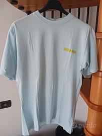 T.Shirt uomo celeste con stampe MaunaKea tg.L