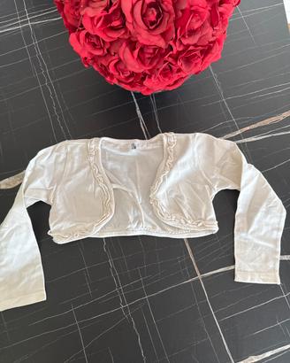 Coprispalle bianco bambina 1-3 anni