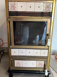 Stufa legna maiolica