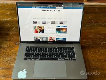 Macbook pro 16 " (2019) I9 2,3 GHz 8 Core