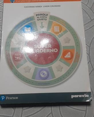 parole al posto giusto"Super quaderno"