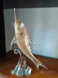 scultura in vetro di Murano