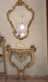 SPECCHIERA E CONSOLE ANNI 1960