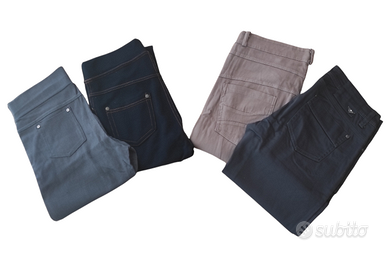 2 pantaloni donna + omaggio 2 leggins tg S M