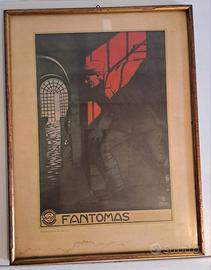 Quadro con poster d’epoca Fantomas