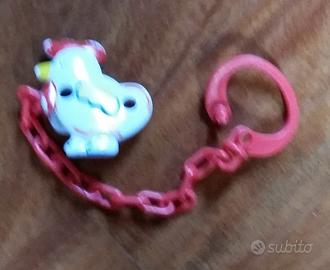 Porta-ciuccio più catenella per ciuccio