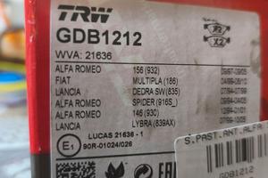 pastiglie Ant ALFA 147 / ALTRO.