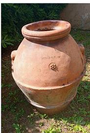 Antico orcio in terracotta DA GIARDINO