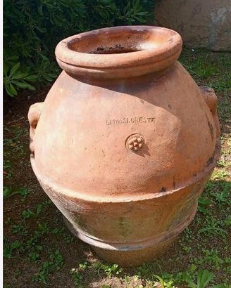 Antico orcio in terracotta DA GIARDINO