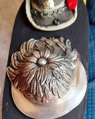 miniature cappelli militari :alpino e bersagliere