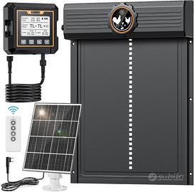 Grande Porta Automatica Pollaio pannello solare