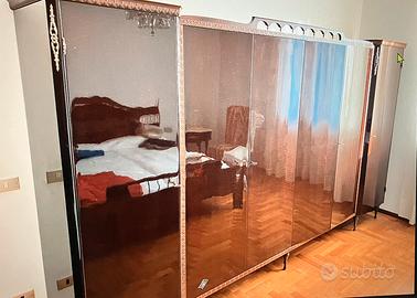 Camera da letto vintage Nero laccato anni 60