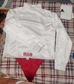 Divisa da scherma taglia 54/m da mancini + Spada