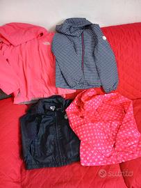 giubbini antivento 4/6 anni