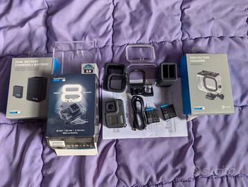 gopro hero 8 black + accessori
