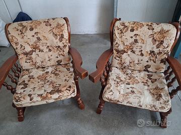 Poltrone in legno
