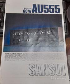 SANSI AU-555 Amplificatore Manuale