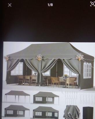 GAZEBO metri 6x3