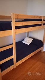 letto a castello ikea con materassi