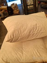 imbottitura in  piuma per cuscini 