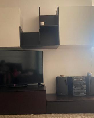 Parete attrezzata TV soggiorno