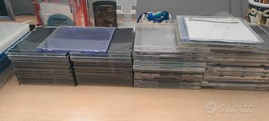 Lotto 100 custodie vuote per CD/DVD