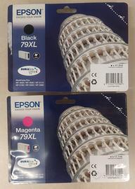 Cartucce EPSON 79XL nero e magenta NUOVE