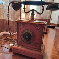 Telefono a manovella smaltato