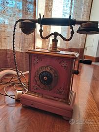 Telefono a manovella smaltato