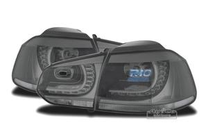 FANALI VOLKSWAGEN VW GOLF 6 08-12 LED GRIGIO FUMÉ