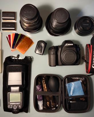 Set Fotografico Completo - Canon Eos 6D FullFrame