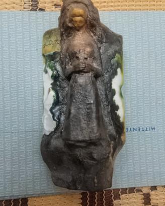 antica statuina in ceramica 