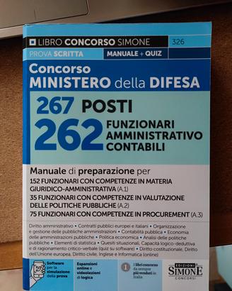 Manuale concorso ministero della difesa 