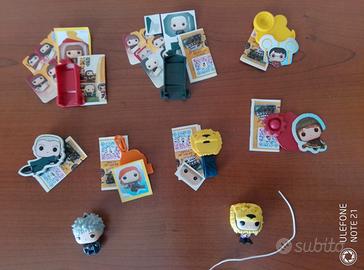 Lotto 9 Sorpresine Kinder Harry Potter Quiddich