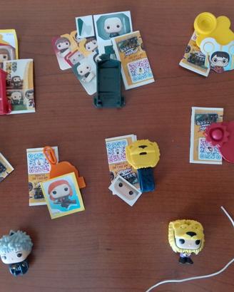 Lotto 9 Sorpresine Kinder Harry Potter Quiddich
