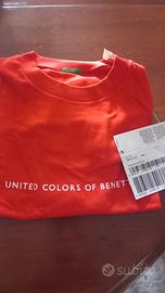 maglia Benetton. rossa manica corta