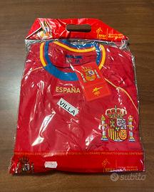 Maglia calcio spagna centenario David Villa