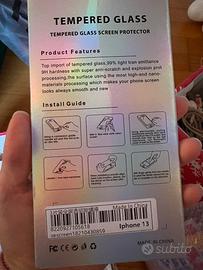 Vetri per schermo e fotocamera per iphone 13