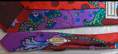 Cravatta Vintage Gianni Versace Vintage Seta 