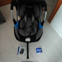 Seggiolino SPARCO Ovetto Gruppo 0+ 0-13Kg grigio/n
