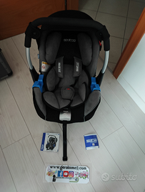 Seggiolino SPARCO Ovetto Gruppo 0+ 0-13Kg grigio/n