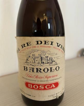 Vino rosso Barolo 1958 Bosca Luigi&Figli 72cl