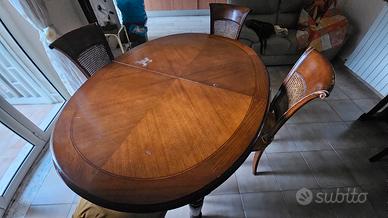 Tavolo da pranzo Cantu con 4 sedie anno 1999