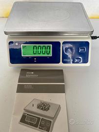 bilancia pesa pacchi digitale inox 20kg