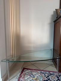 Tavolino in cristallo