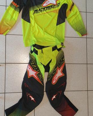 Maglia e pantaloni  motocross  Alpinestars 